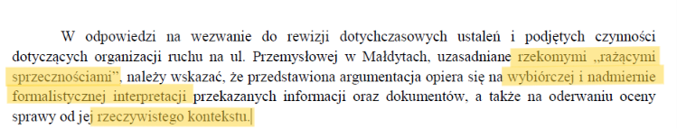 wybiórcze i formalistyczne